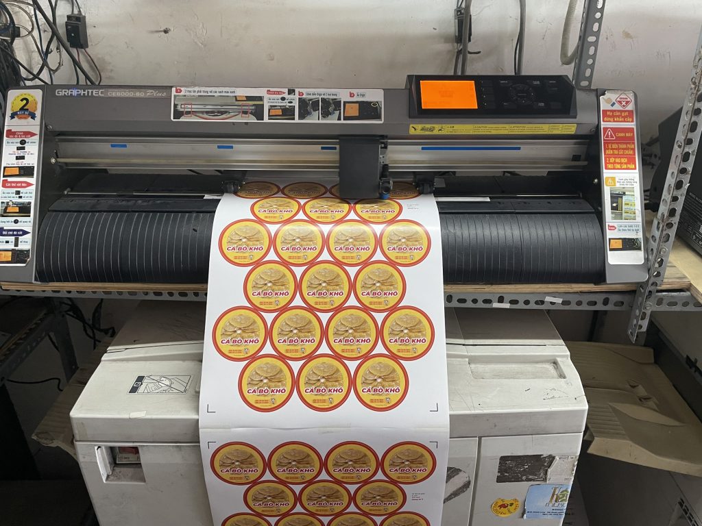 Printing tem nhãn thông tin sản phẩm có QR-Code